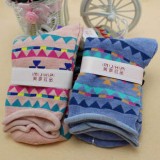 韩国版民族风女袜子 168针制造5色可选