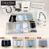 【CK】<Calvin Klein>365系列全棉灰边男士平角内裤(专柜精装)